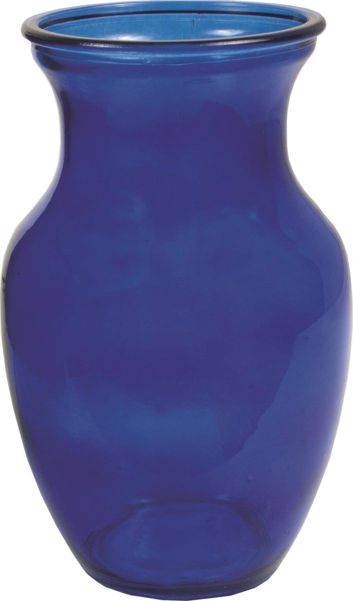 AI-GL403CO-Q01 8 in. Cobalt Blue Utility Glass Vase