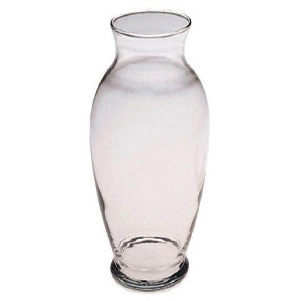 AI-N4021-Q01 6.25 in. Glass Ginger Vase, Clear