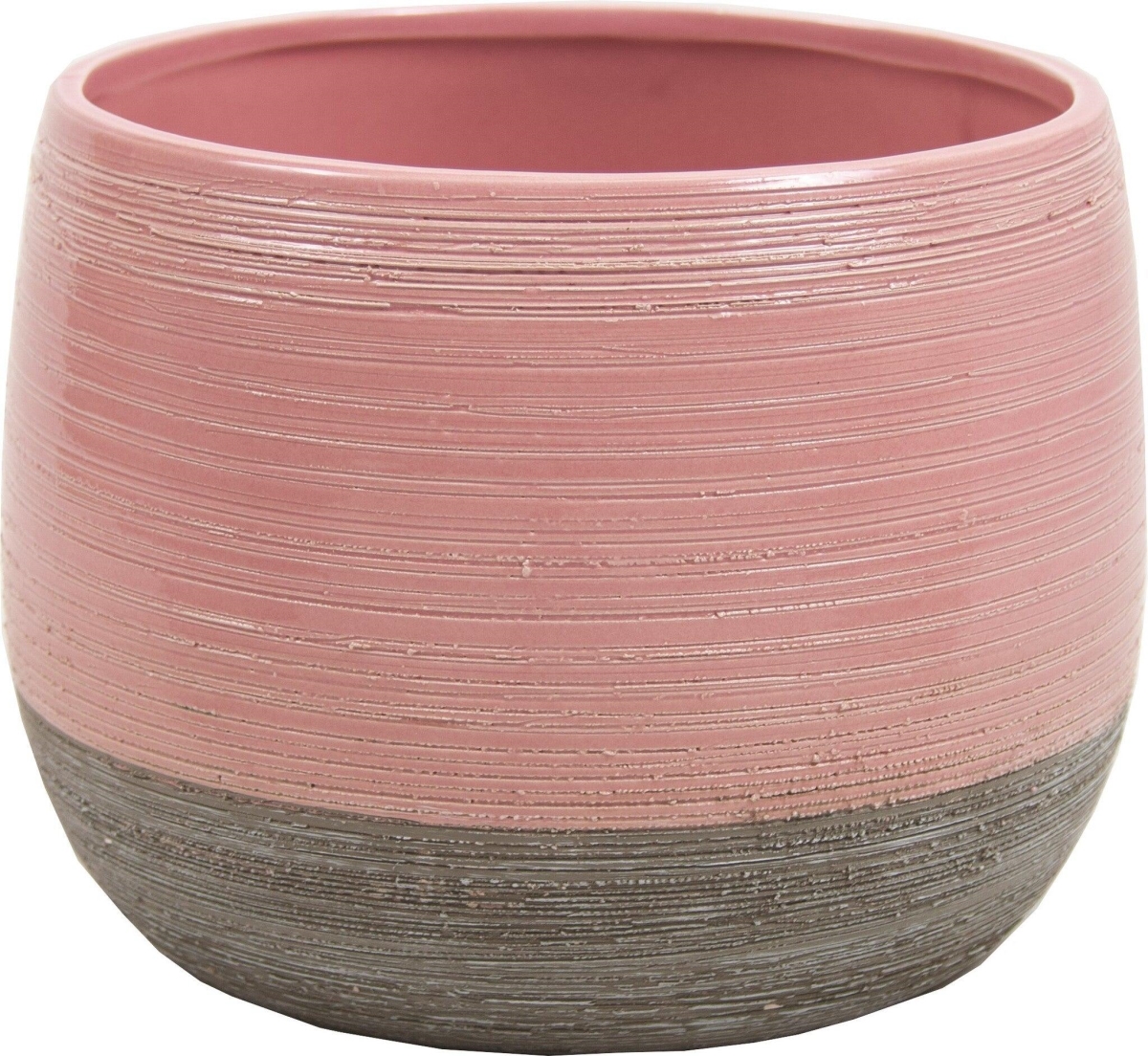 AI-CE10NPI-Q06 Pink & Dark Gray Planter - Set of 6