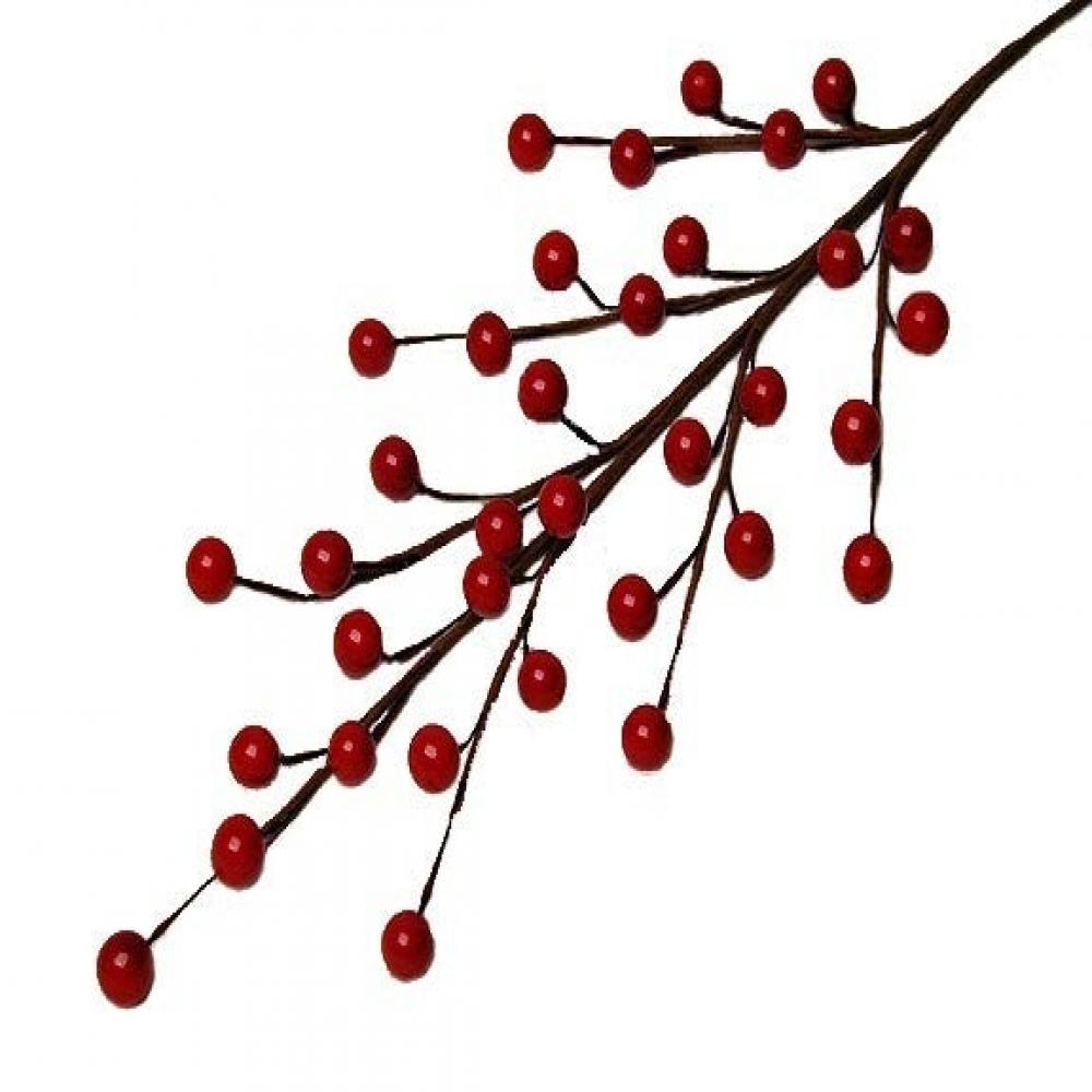 Picture of MDR Trading AI-FL1741RED-Q04 Red Berry Spray Faux Plants & Trees - Set of 4