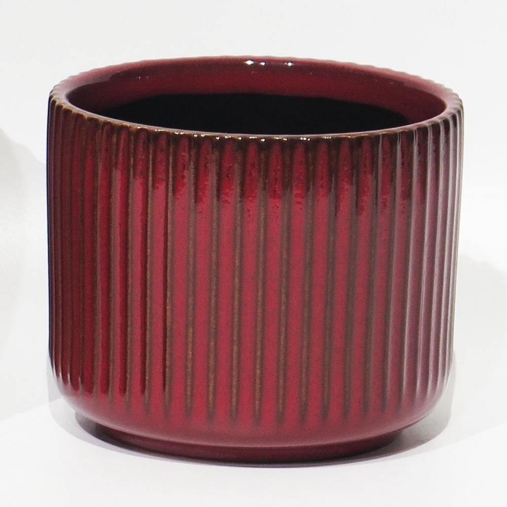 AI-CE00-130-Q04 Red Striped Planter - Set of 4