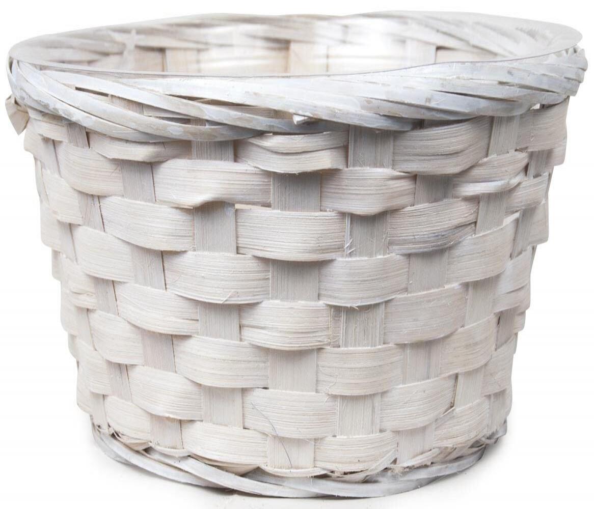 Picture of MDR Trading AI-2020WW-Q02 White Wash Woven Basket - Set of 2