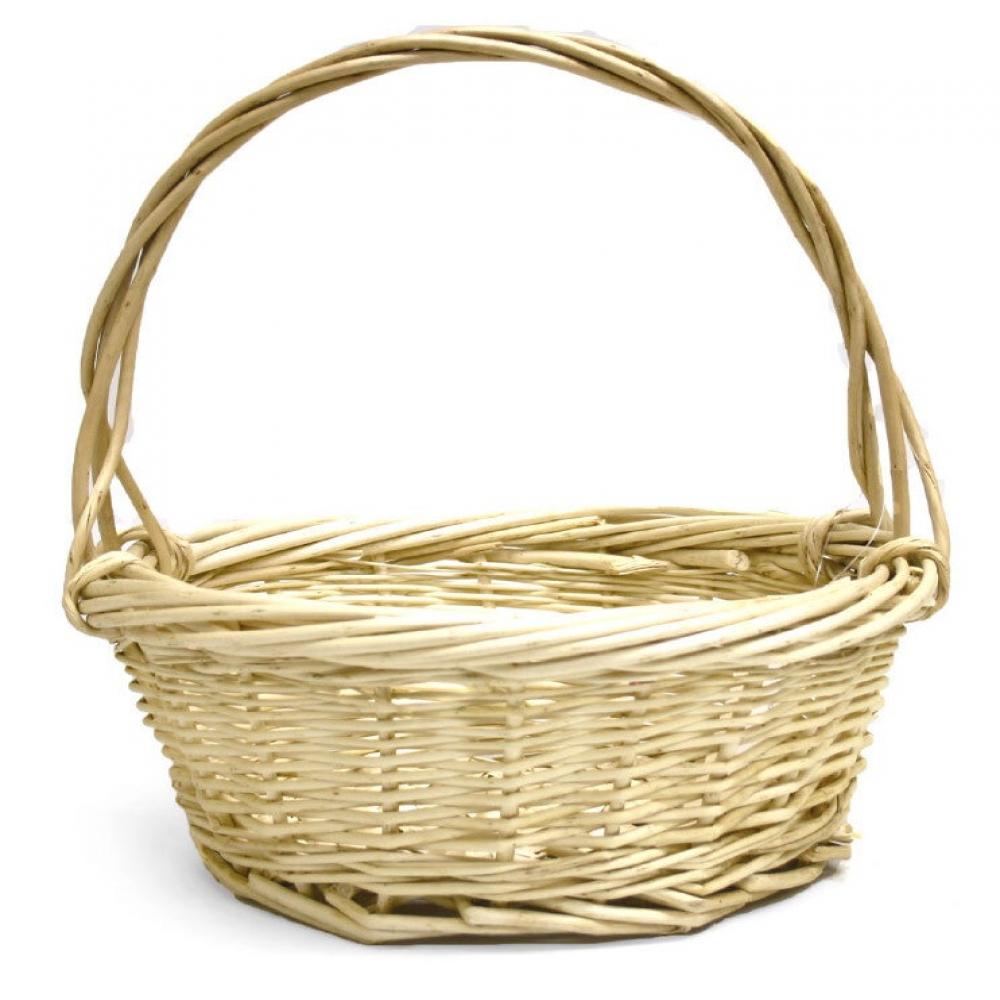 Picture of MDR Trading AI-4066A-Q02 10 in. Long Handled Beige Willow Basket - Set of 2