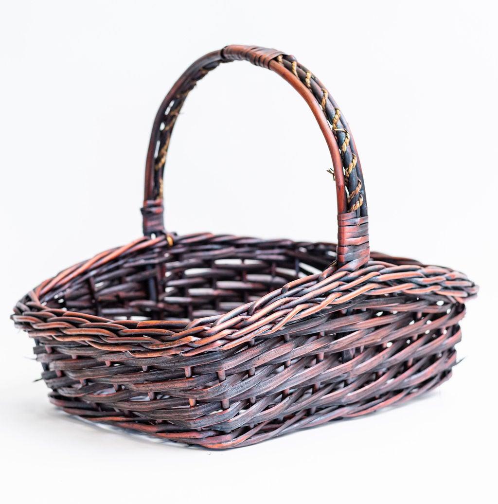 Picture of MDR Trading AI-4175MAHC-Q02 Willow Rectangular Handled Basket, Brown - Set of 2