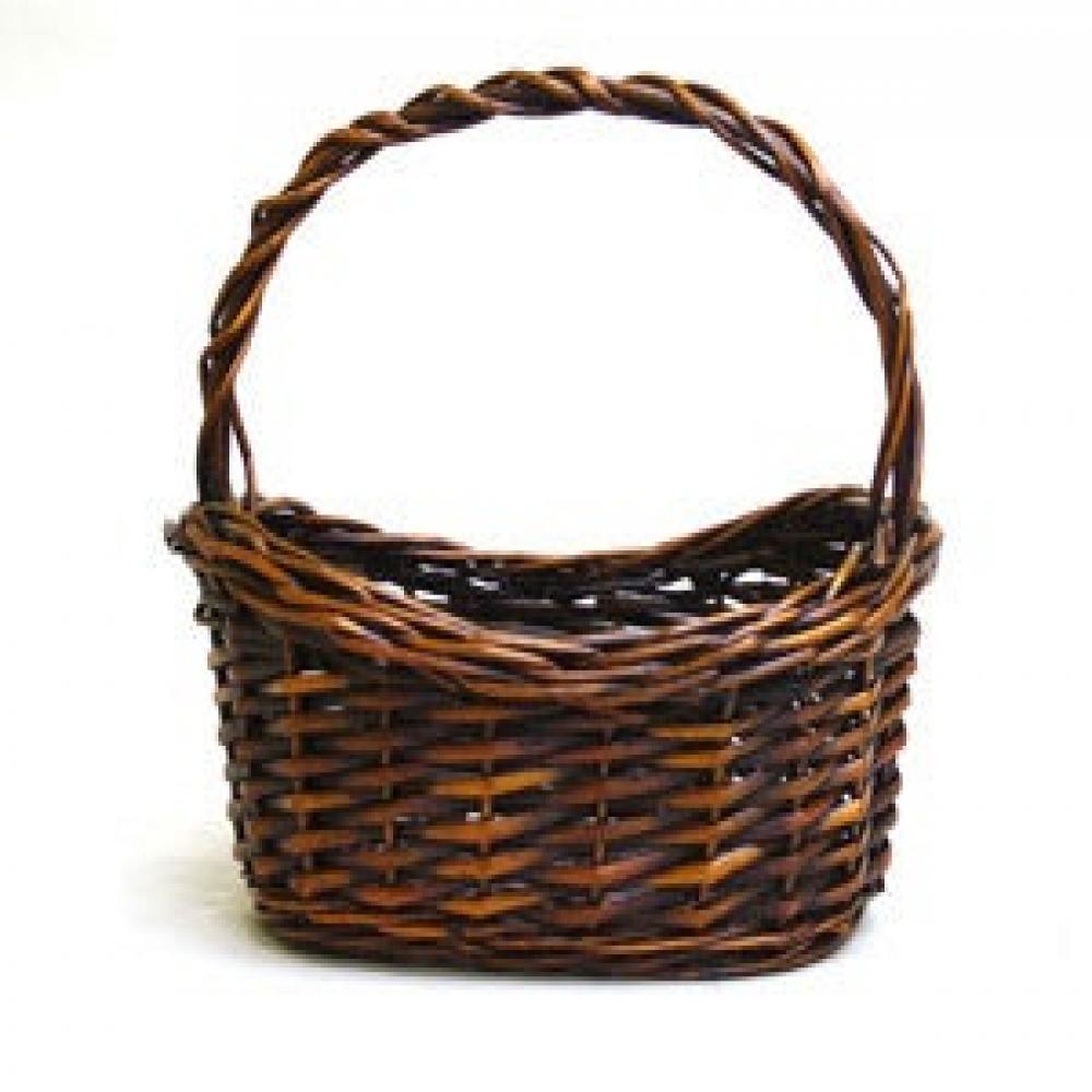 Picture of MDR Trading AI-4274JAVAA-Q02 12 in. Oval Java Brown Willow Basket - Set of 2