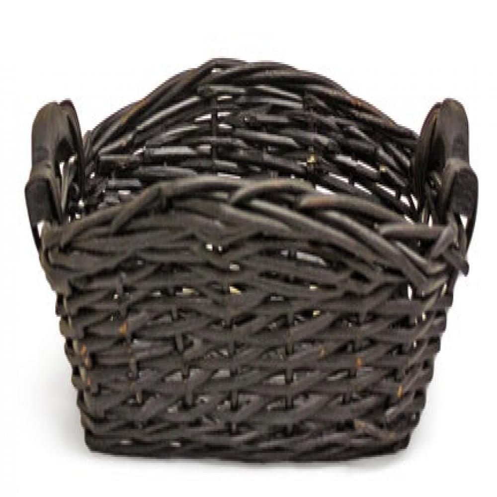 Picture of MDR Trading AI-5655DT-Q02 Dark Brown Rectangular Willow Basket - Set of 2