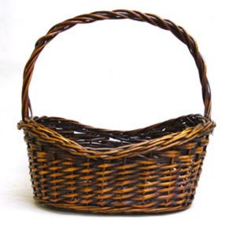 Picture of MDR Trading AI-4274JAVAC-Q06 17 in. Oval Java Brown Willow Basket - Set of 6