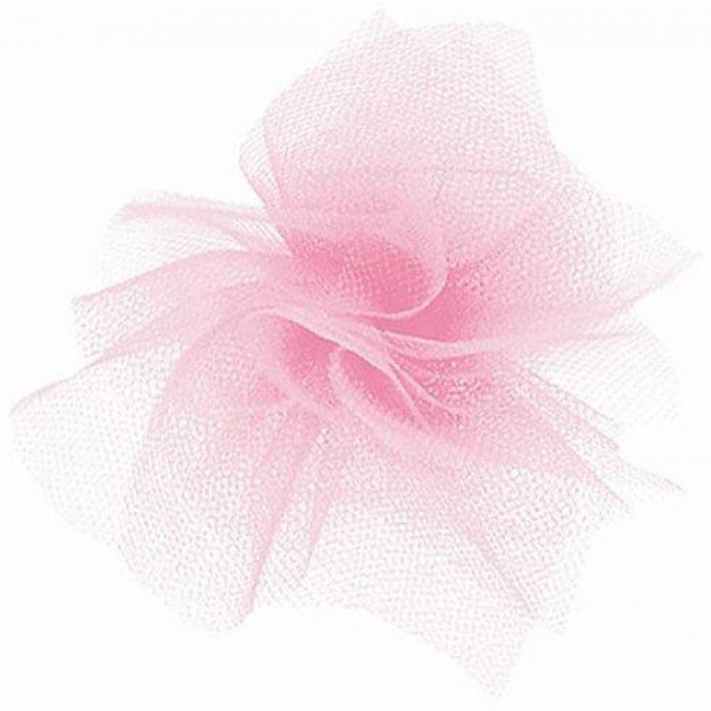 AI-8014120150-Q04 6 in. x 25 Yards Pink Tulle Ribbon - Set of 4