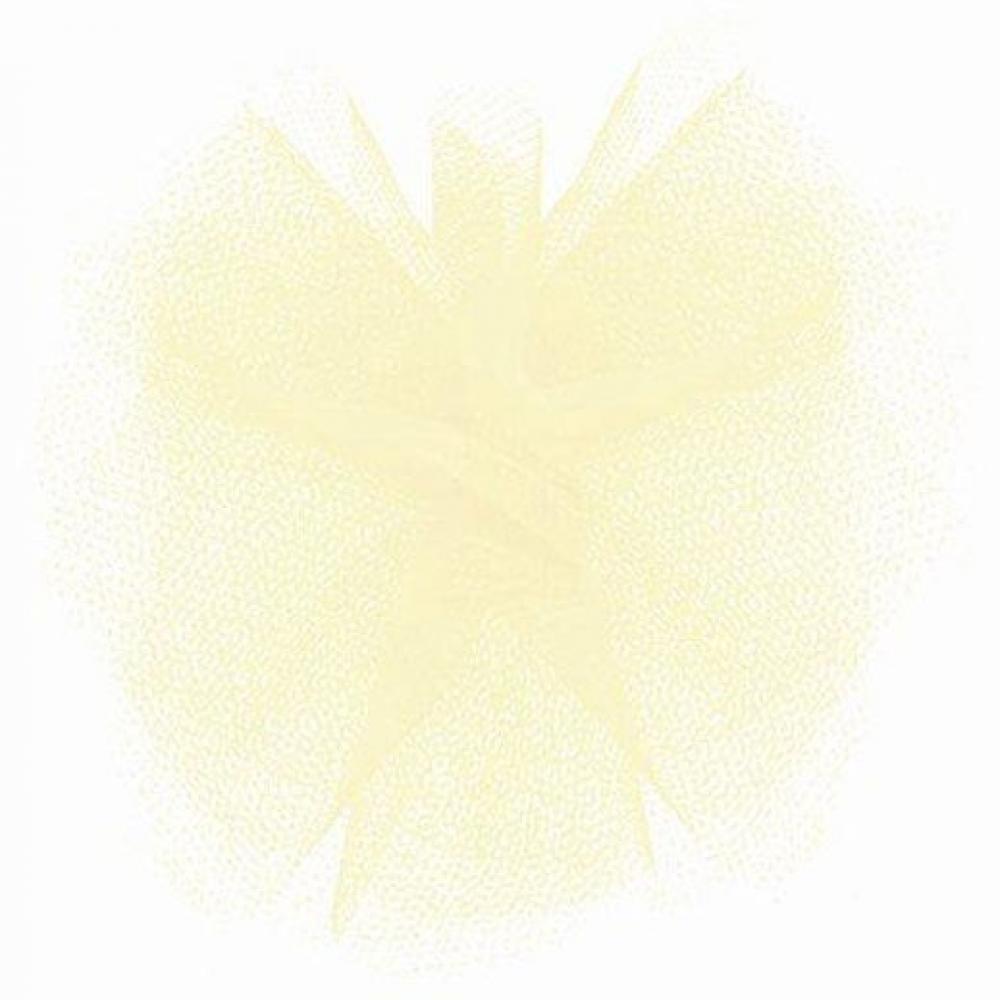 AI-8014120605-Q04 6 in. x 25 Yards Ivory Tulle Ribbon - Set of 4