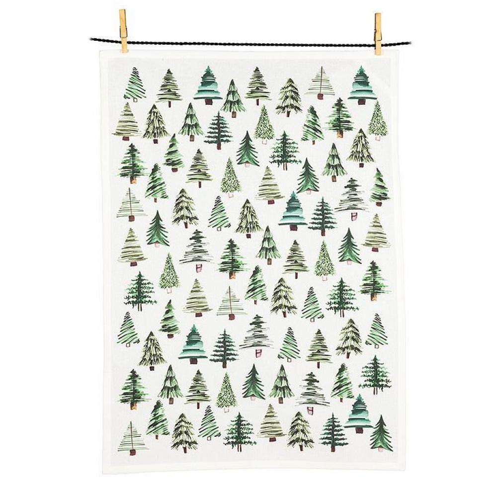 Picture of MDR Trading AB-56-KT-FOREST-Q01 20 x 28 in. Simple Trees Print Tea Towel - Multi Color