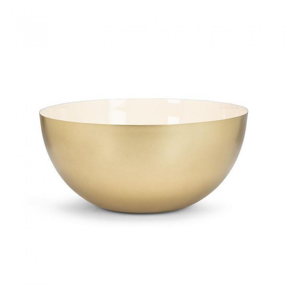 Picture of MDR Trading AB-92-AVALON-01-PEARL-Q01 Pearl Metal Bowl&#44; Pearl & Gold