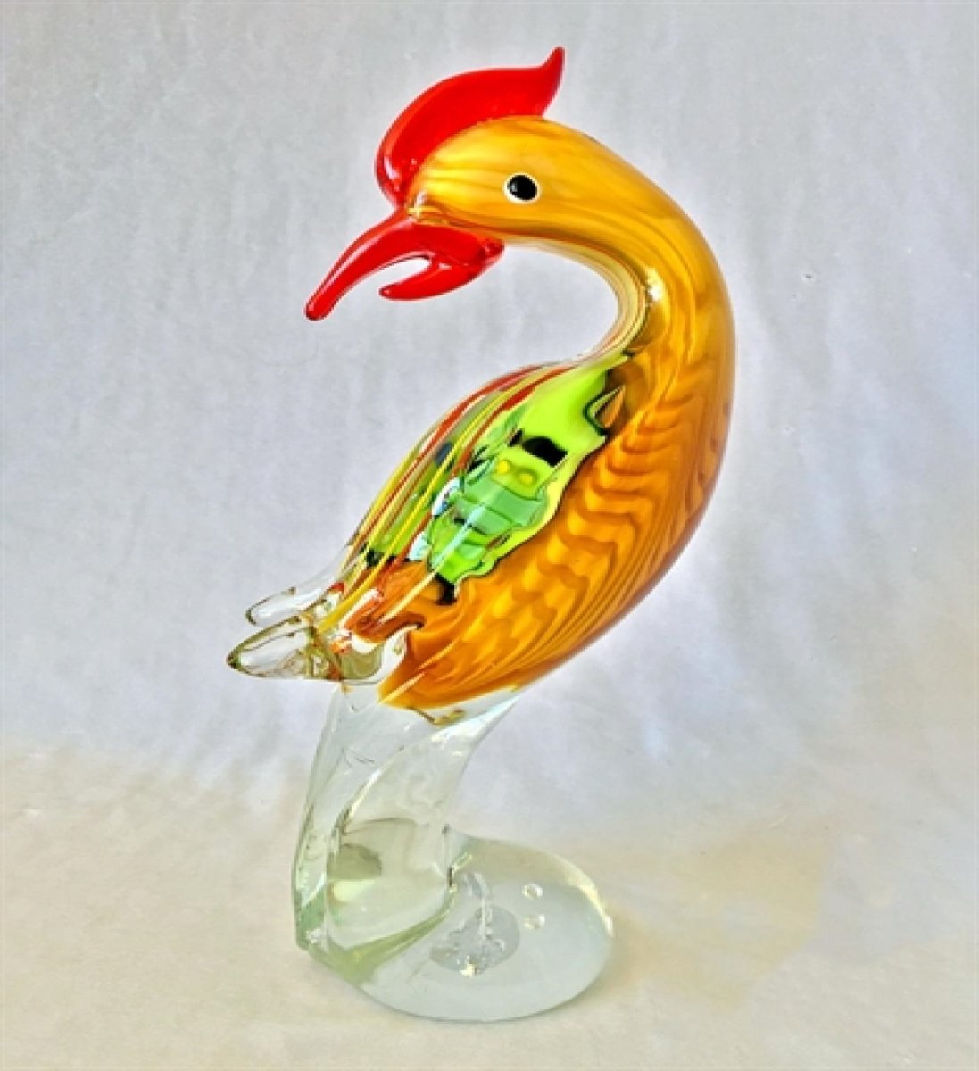 Picture of MDR Trading WT-NZA-2453 Multi Color Hoopoe Bird on Clear Base Figurine