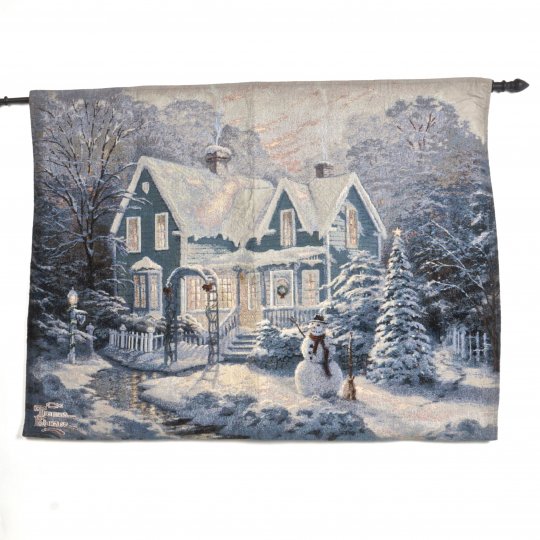 Picture of Hi-Line Gift TXPC-014 High Density Tapestry Picture Blessings of ChristmasTea Time