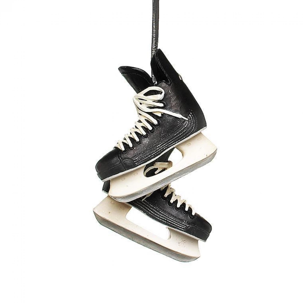 AB-20-CCM-PAIR 2.5 in. Hockey Skates Ornament - Black & White