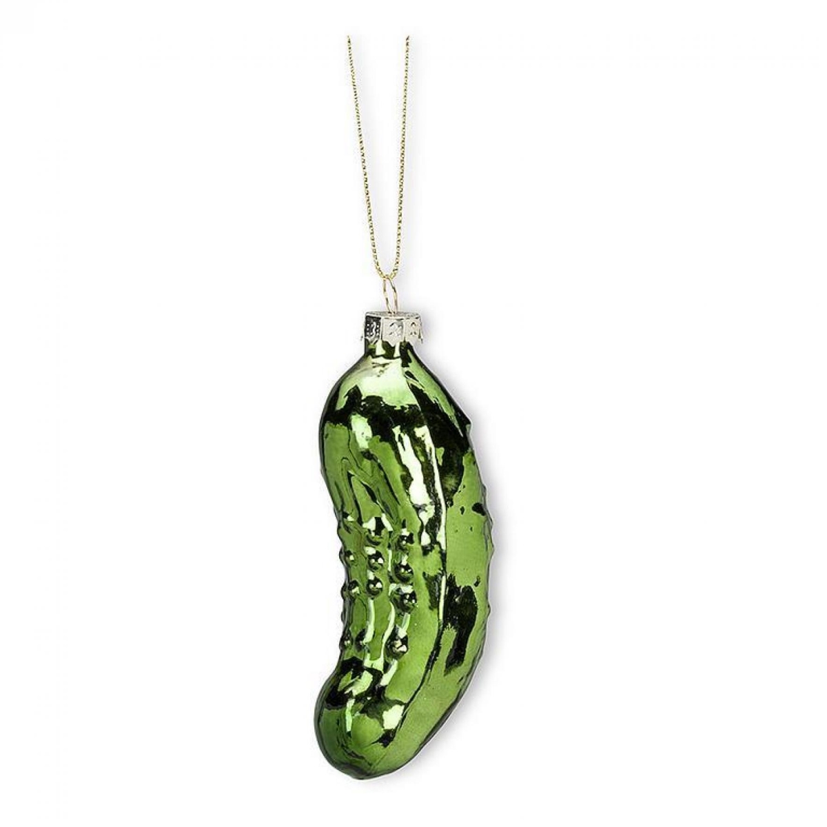 AB-18-WHIMSY-PICKLE 4 in. Dill Pickle Ornament - Green