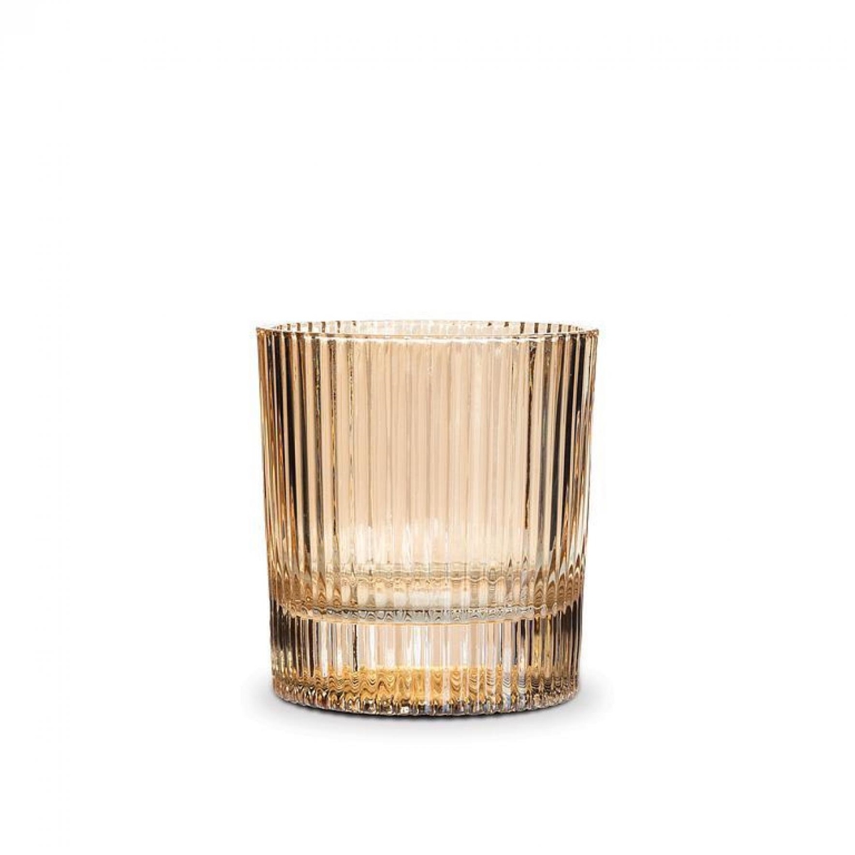 Picture of MDR Trading AB-27-CAPITAL-OF-AMBER-Q01 3.5 in. 10 oz Vertical Optic Tumbler Glass - Amber