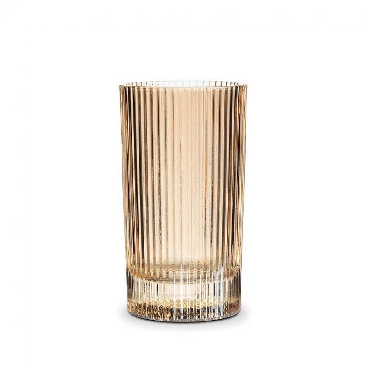 Picture of MDR Trading AB-27-CAPITAL-HB-AMBER-Q01 5.5 in. 14 oz Vertical Optic Highball Glass - Amber