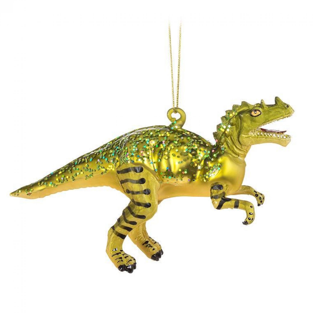 AB-15-SEASON-TREX-Q01 6 in. T-Rex Ornament - Green