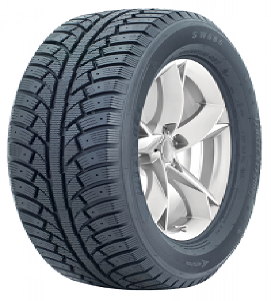 TT-37730 SW606 Winter 225-60R17 99T Tire, Black