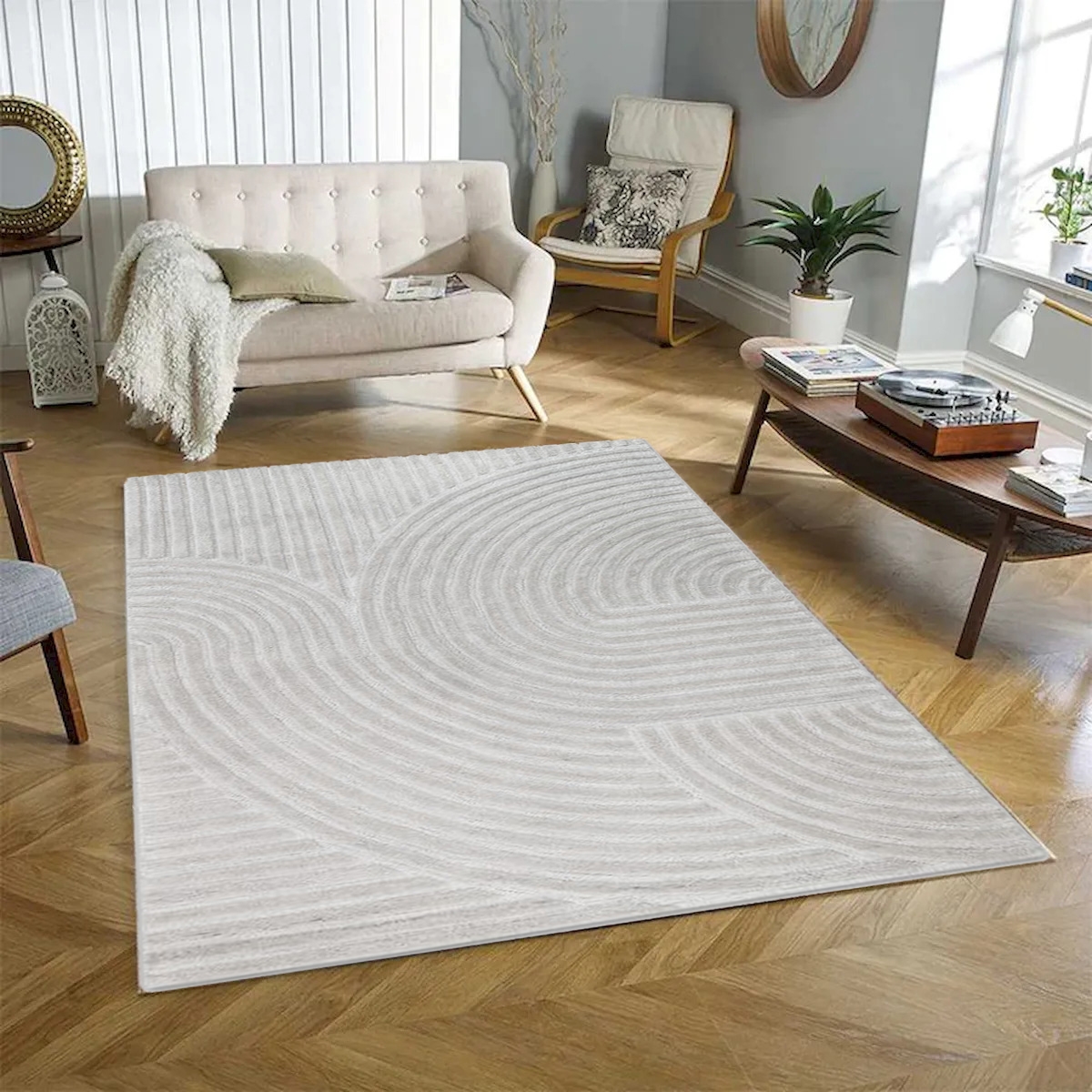 VA-MON-81-131 Montreal Hand Tufted Gray Rug 8'X10'
