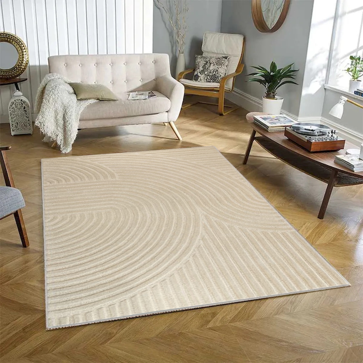 VA-MON-2234-132 Montreal Hand Tufted Beige Rug 22'X34'
