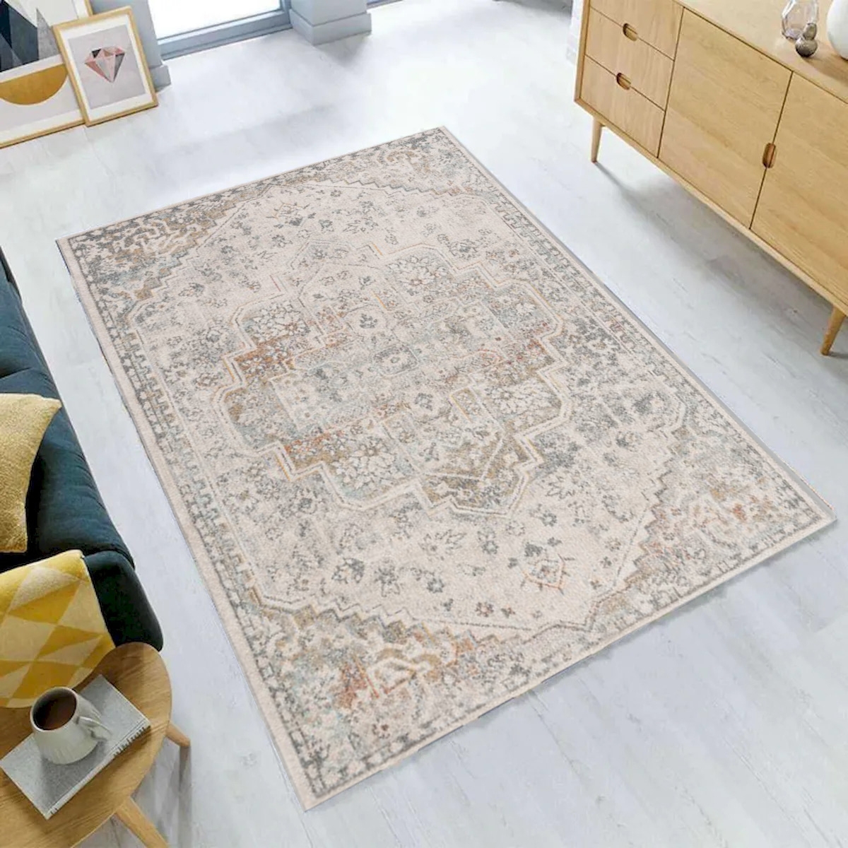 VA-CUB-35-1501 Cubana I Polyester Powerloomed Rug 3'3'X5'