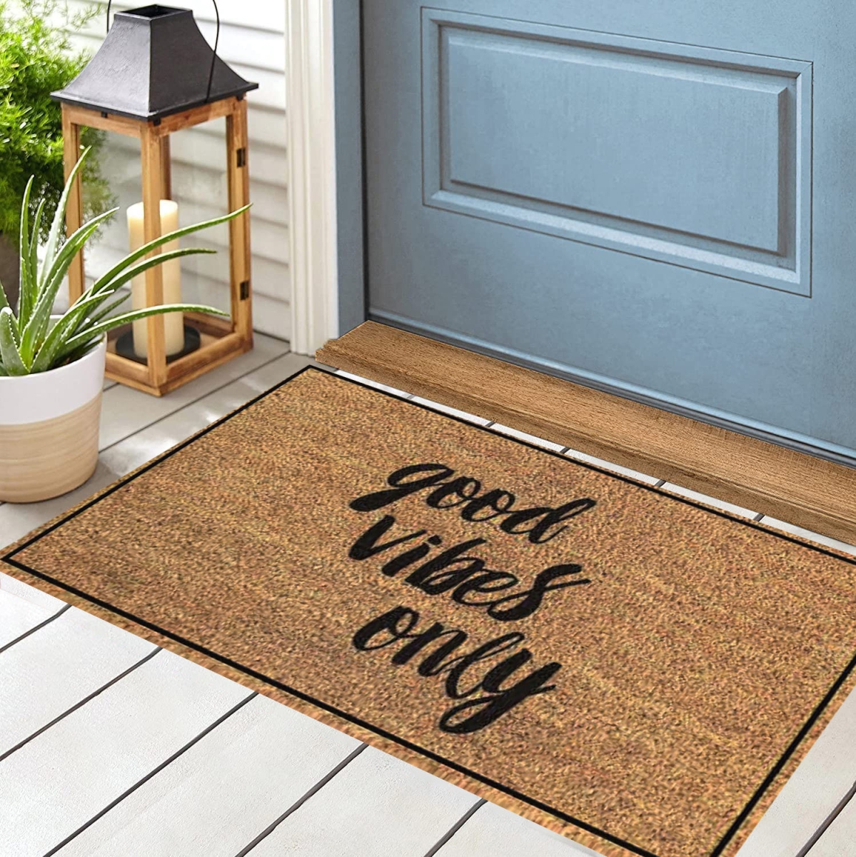 VA-DMC-1830-NIV18 Good Vibes Only Coir Doormat 18'X30'