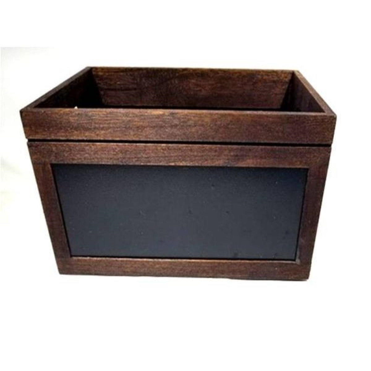 AP-CBX737CHK_Q01 Rectangular Wood With 2 Chalkboard Panels And Side Handles Crate