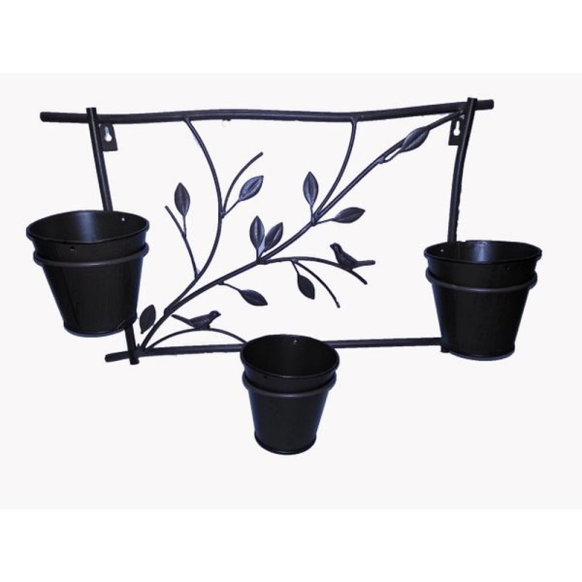 AP-CM305P_Q01 3 Metal Pots On A Decorative Frame Wall Decor