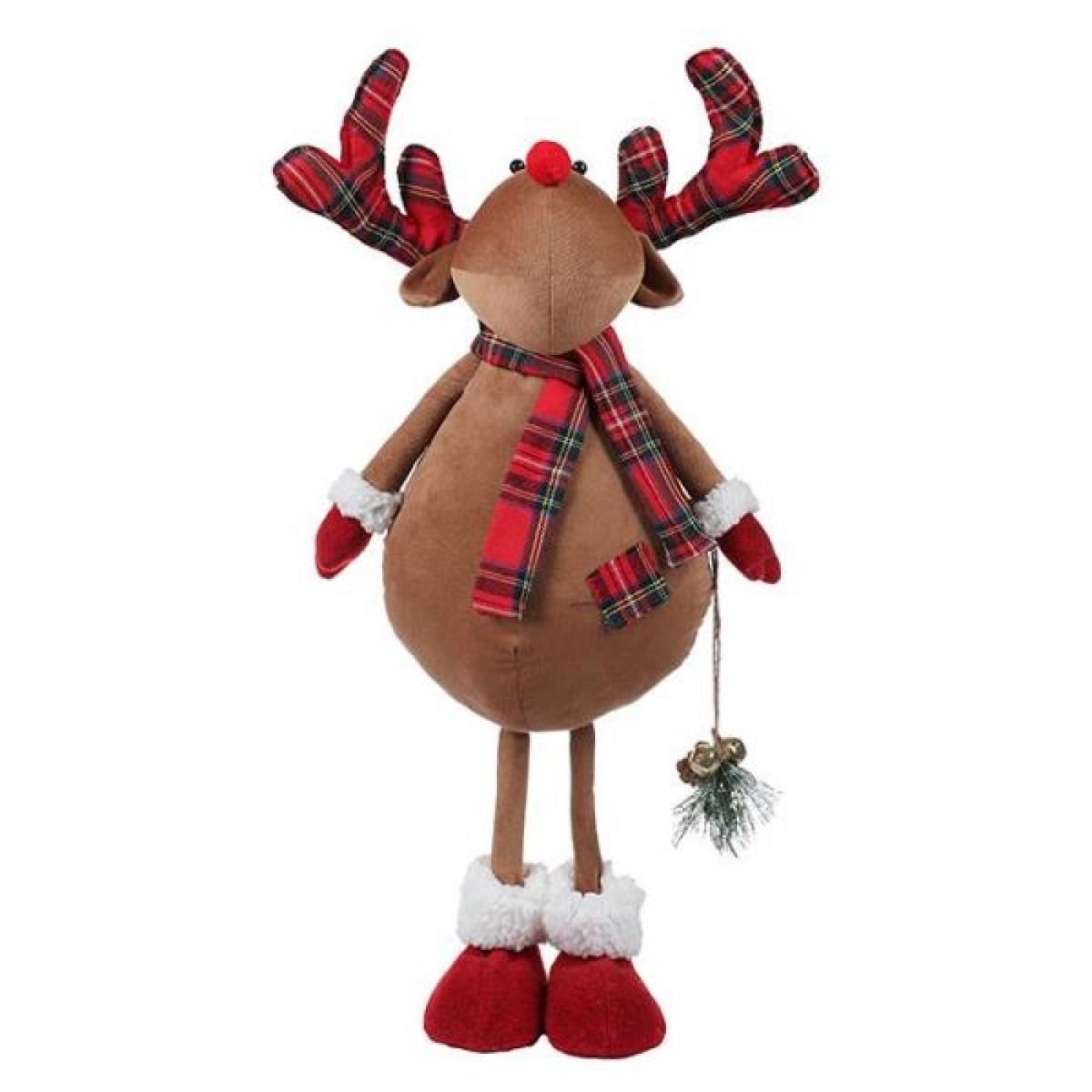 AP-FIG367PLD_Q01 Standing Reindeer Holding A Decoration Christmas Decor