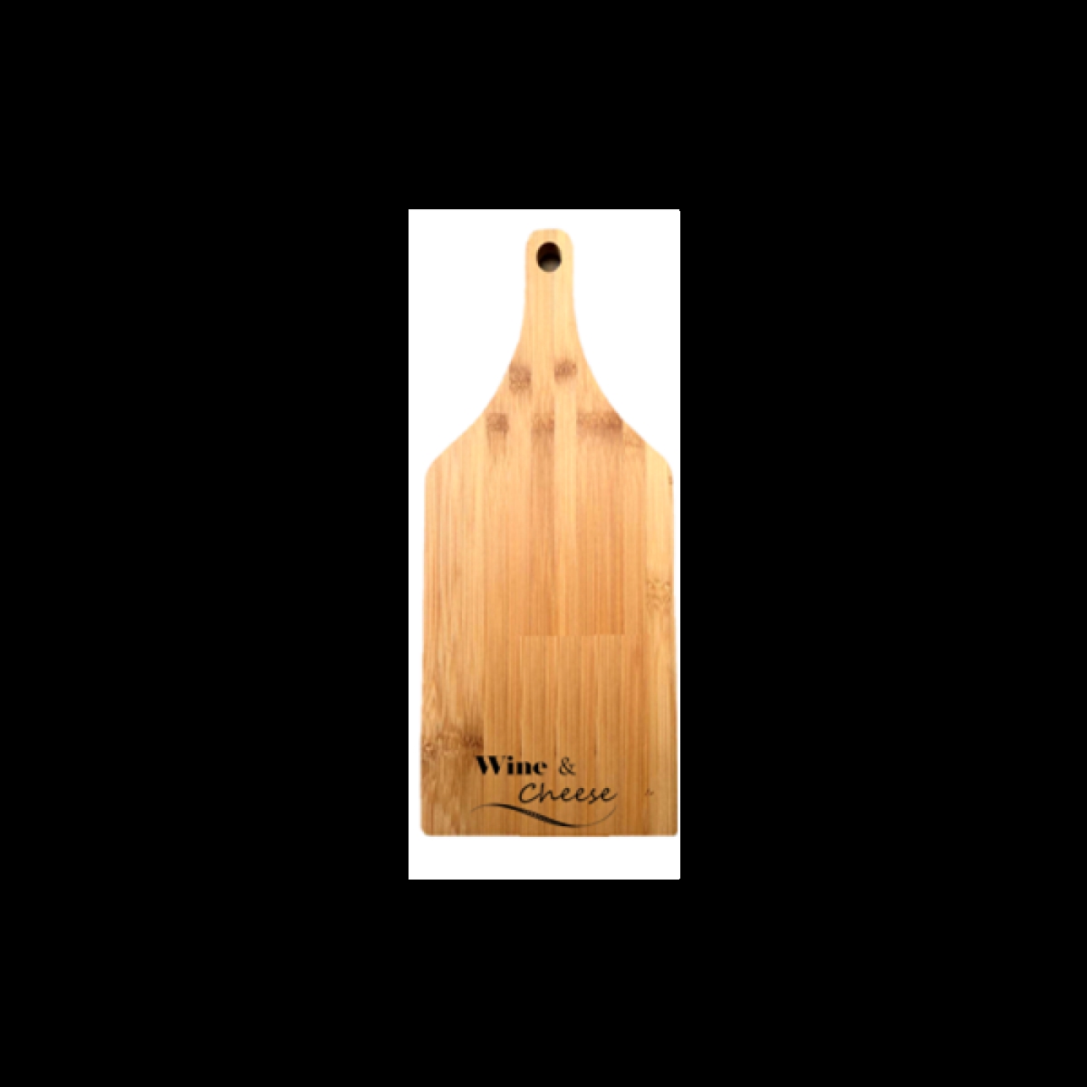 Picture of MDR Trading Inc. AP-CCB321T14_Q01 Bamboo With Text-Wine And Cheese Cutting Board