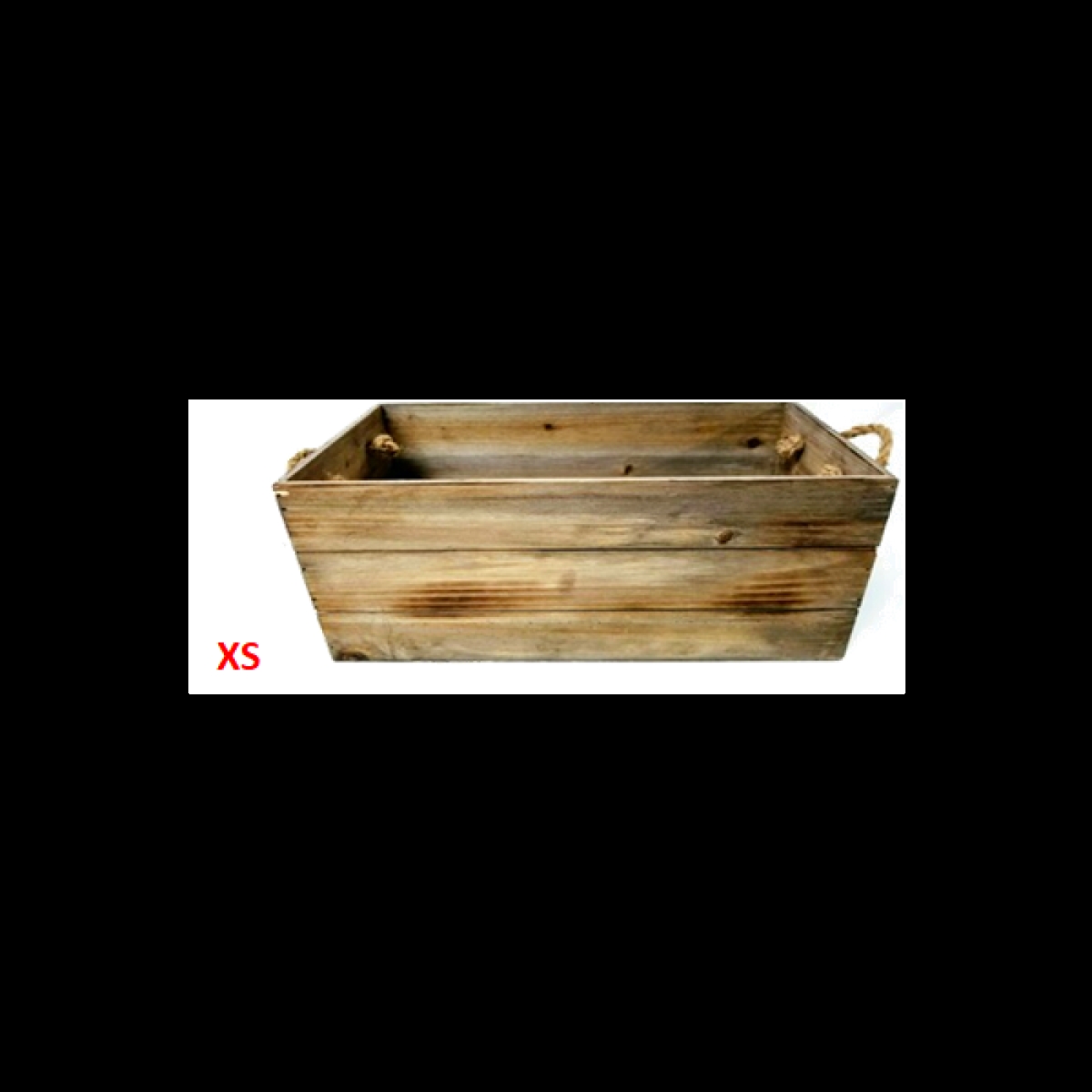 AP-CBX660TXS_Q01 Brown Wood With Rope Handles Box