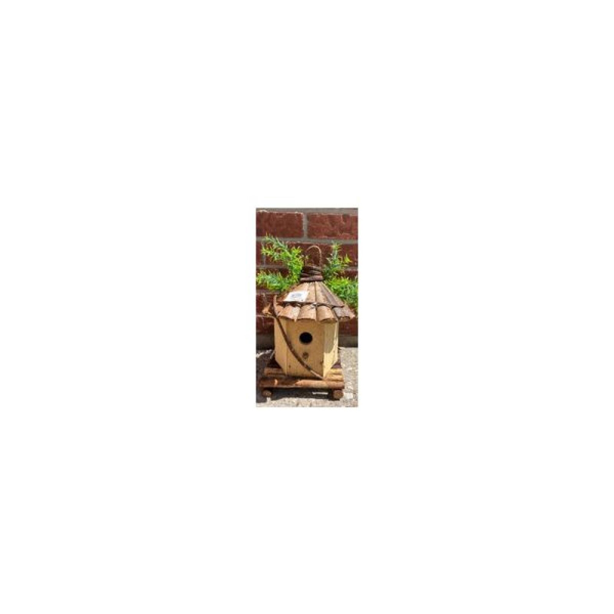 Picture of MDR Trading Inc. AP-PL569BHR_Q01 Brown Hanging Bird House