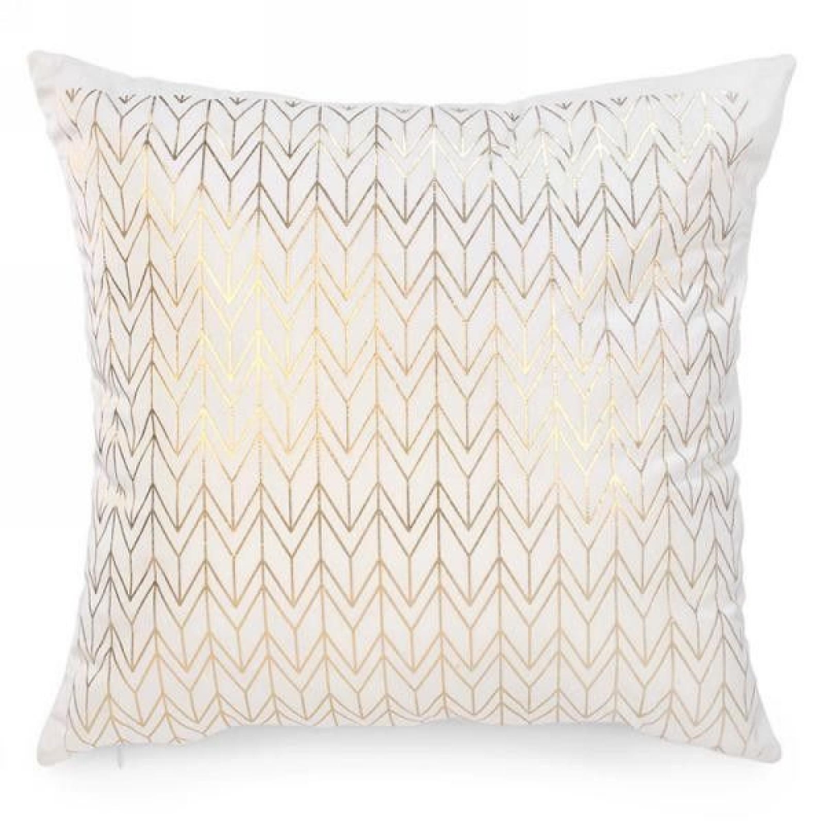 AP-PAC248GD_Q01 White With Gold Pattern Pillow