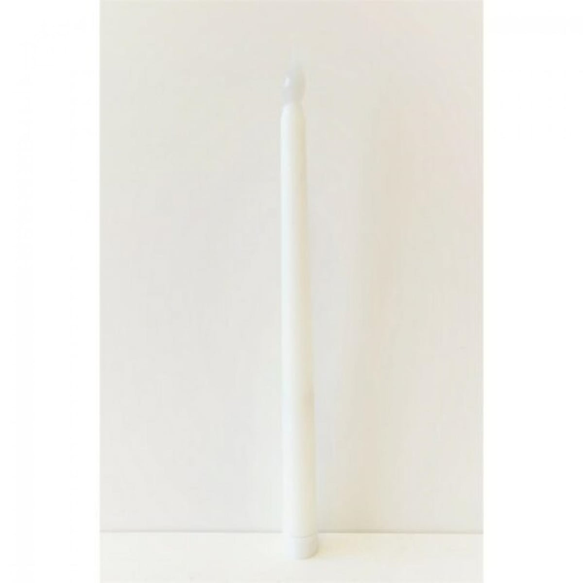 CM-YY122WH_Q01 Battery Operated White Taper Candle