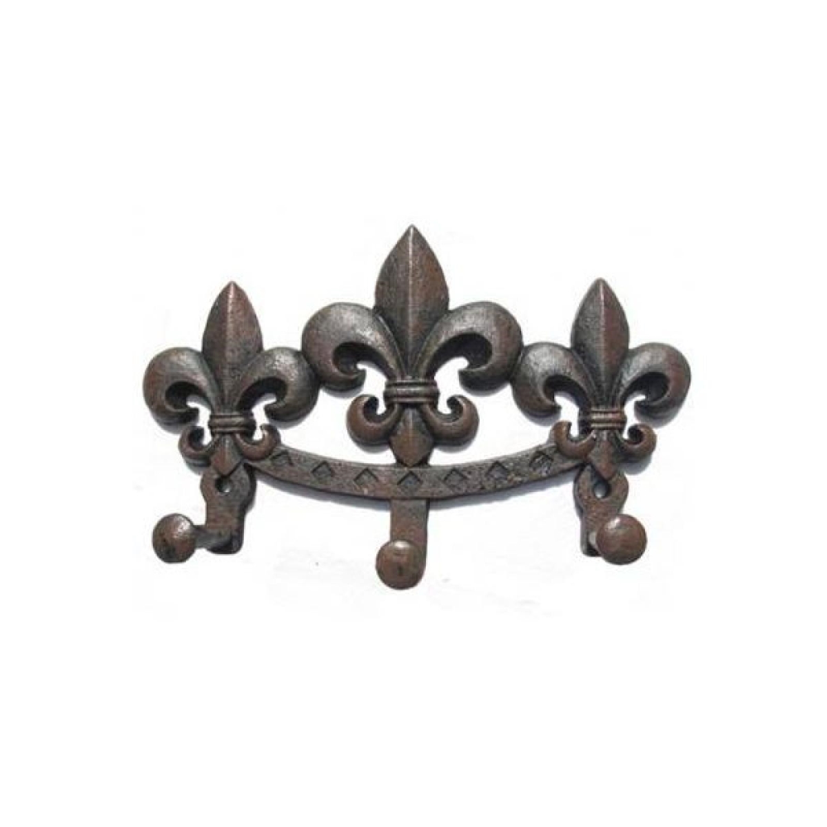 AP-CIR973F_Q01 Cast Iron Fleur De Lis Wall Hook