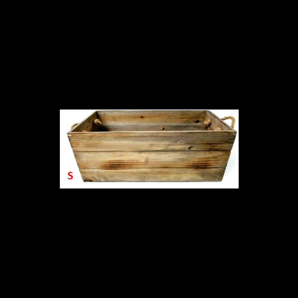 AP-CBX660TS_Q01 Wood With Rope Handles Storage Crate
