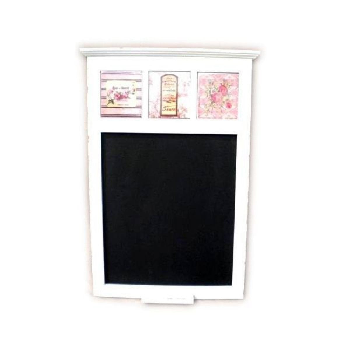 AP-CV201BB_Q01 Wood And Ceramic Tiles Framed Chalkboard
