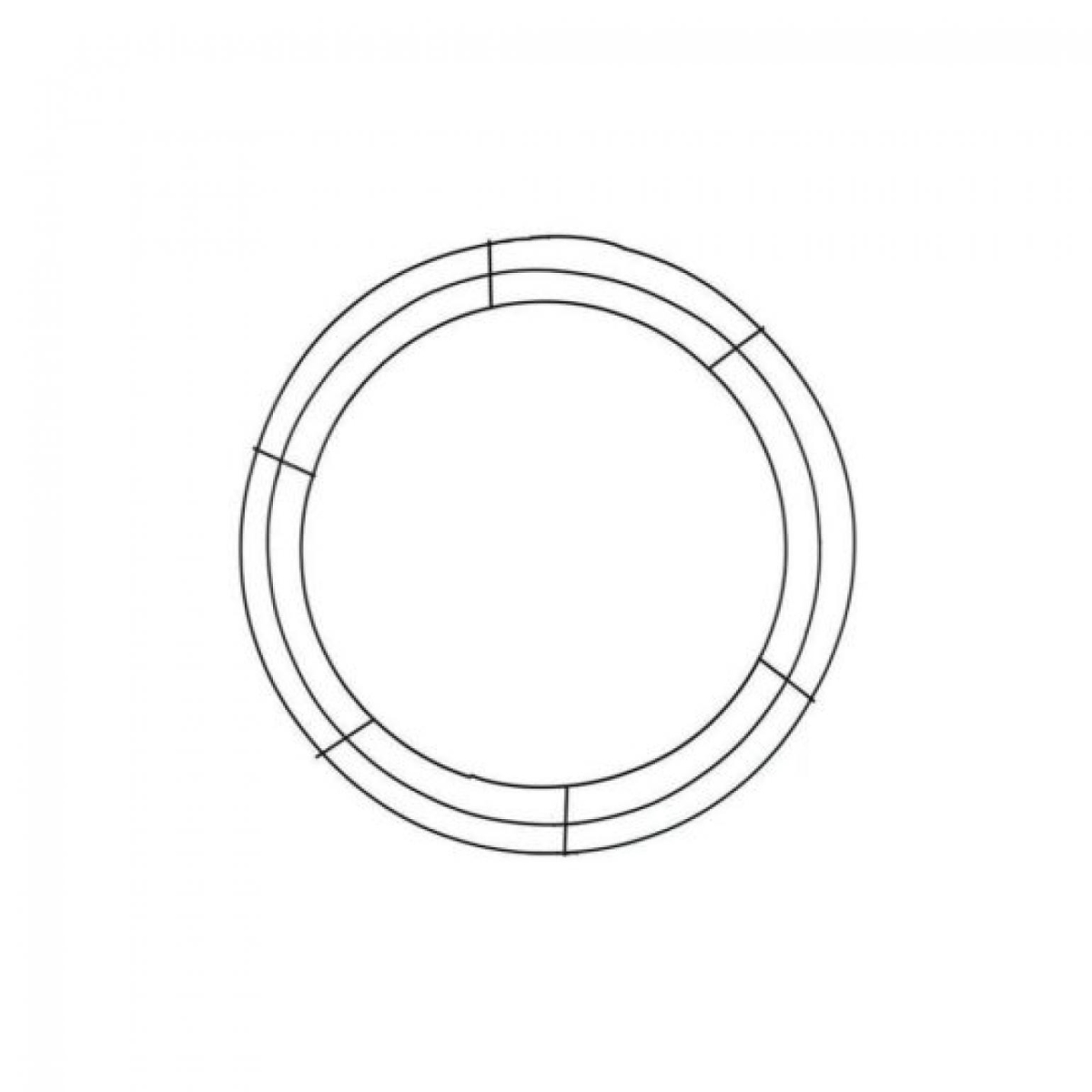 Picture of MDR Trading Inc. CM-BC651BK_Q01 3 Rings Wire Wreath Frame