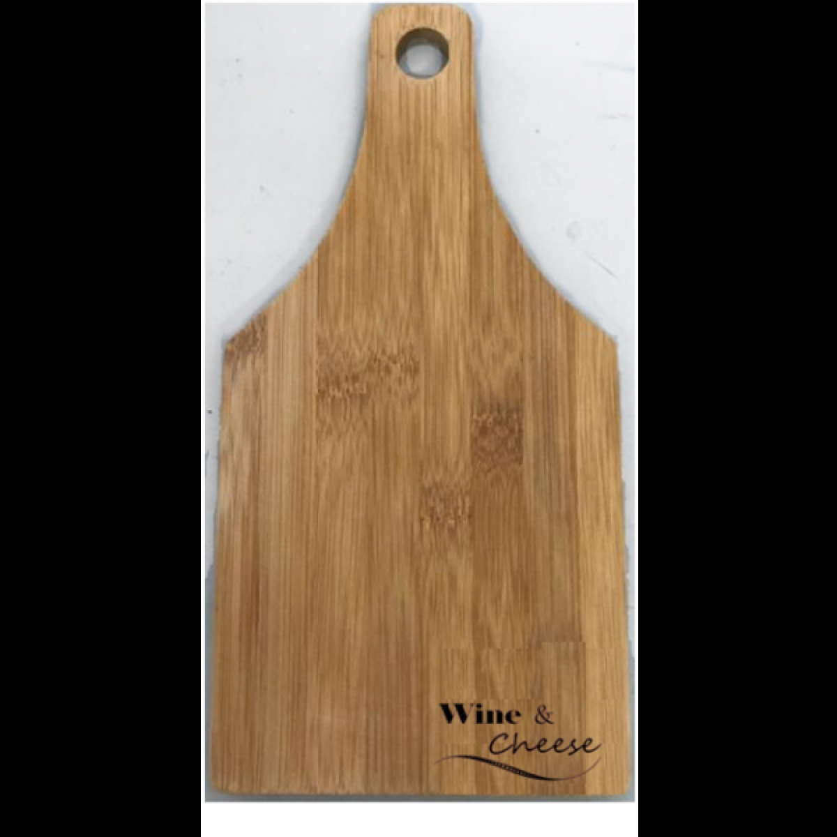 Picture of MDR Trading Inc. AP-CCB332T11_Q01 Bamboo With Text Wine And Cheese Cutting Board
