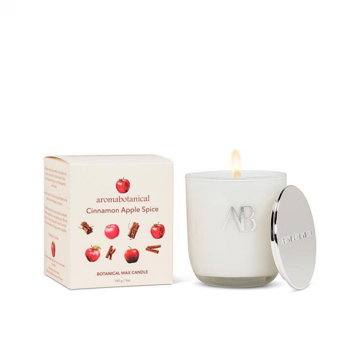 AB-16-AB-SM-CA_Q01 6 Oz Cinnamon Apple Spice Candle