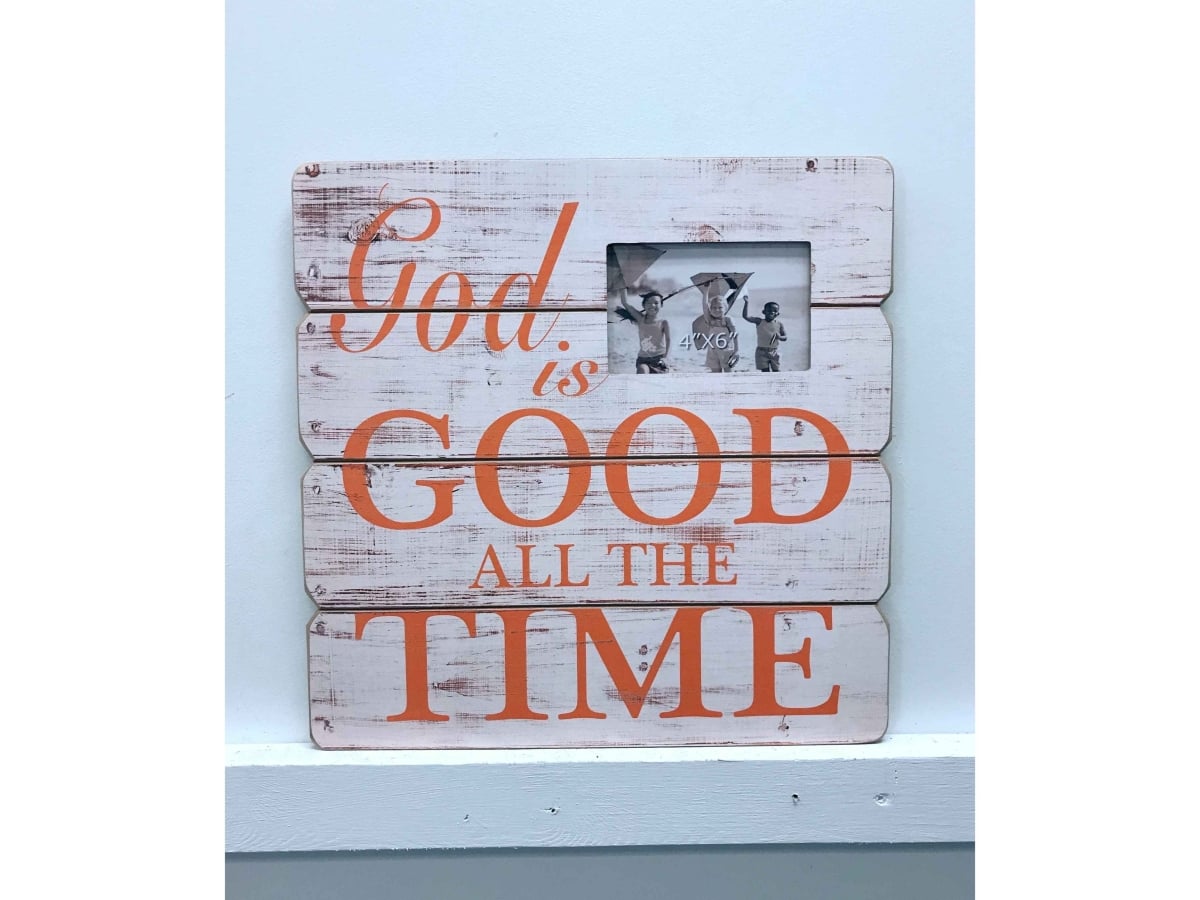 IV-W15-PF16 God Good Time Vintage Picture Frame