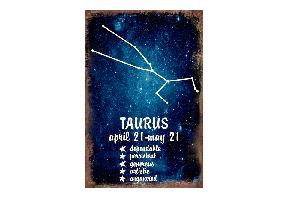 IV-W18-GT182 Taurus Metal Wall Decor