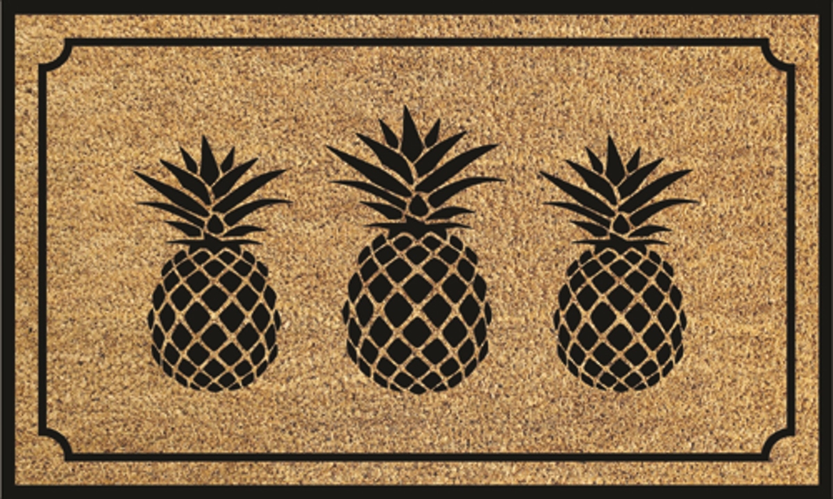 VA-EP22 3 Pineapples Doormat