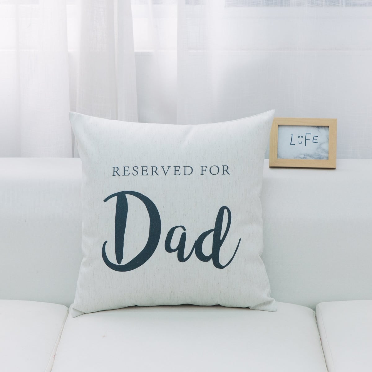 HU-YM1818ICDDV2XX Reserved For Dad Pillow Cover