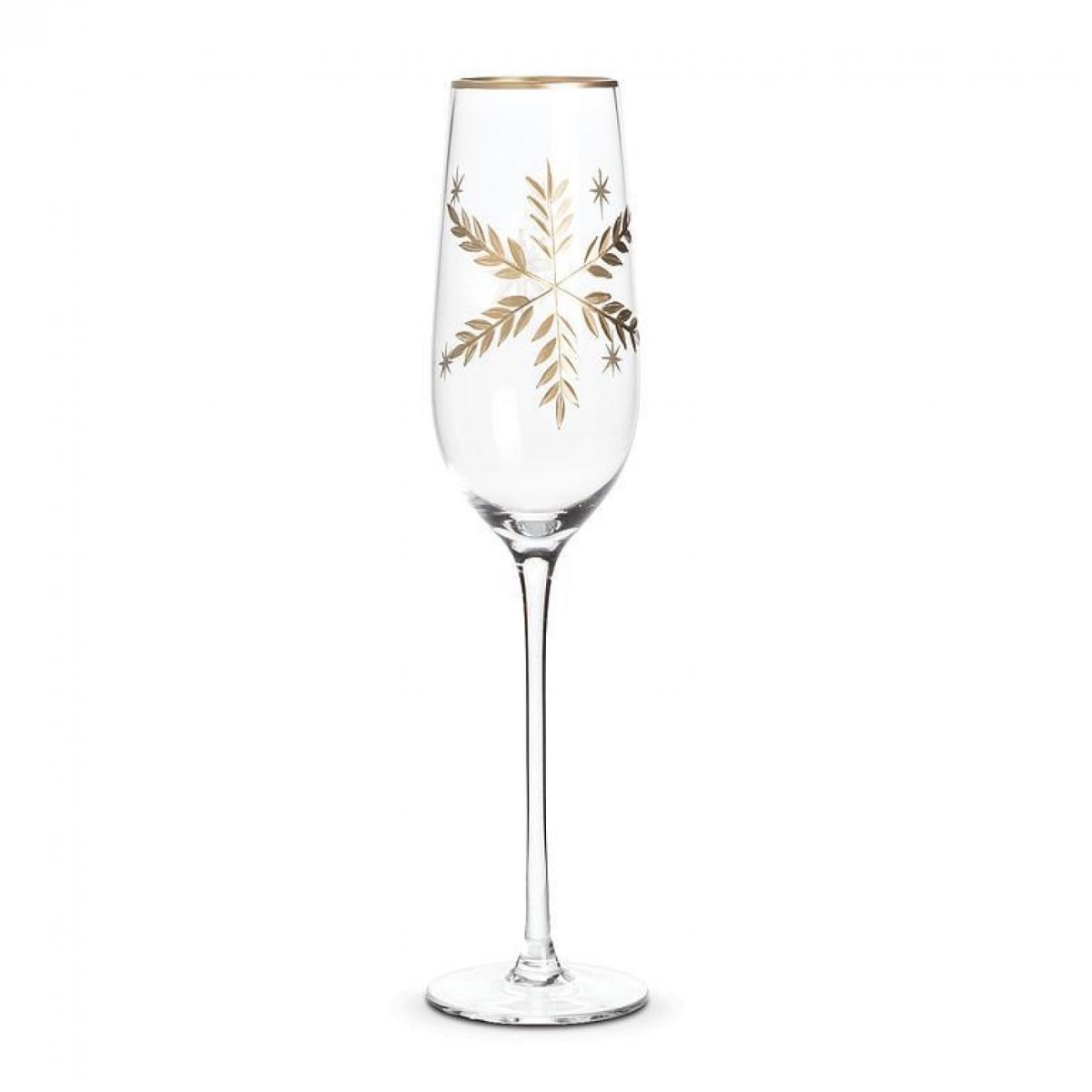 Picture of MDR Trading Inc. AB-27-FLAKE-FLUTE_Q01 Snowflake Flute Glass