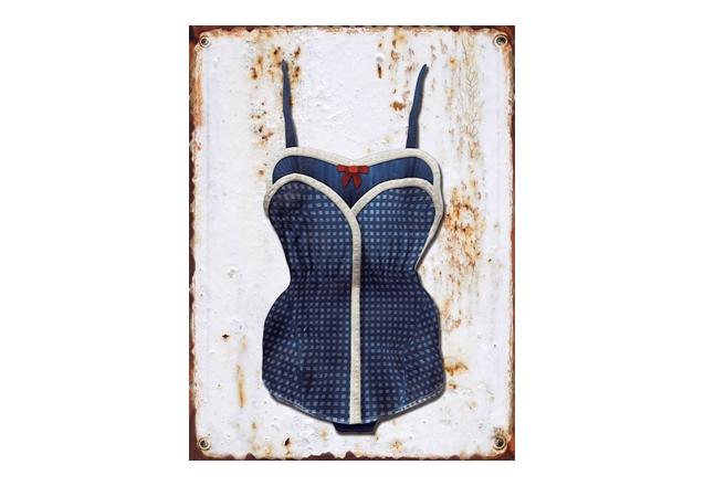 Swimsuit Vintage Metal Wall Decor