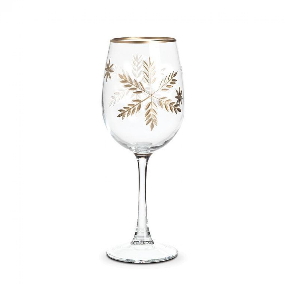 Picture of MDR Trading Inc. AB-27-FLAKE-GOB_Q01 Snowflake Stemmed Goblet Glass