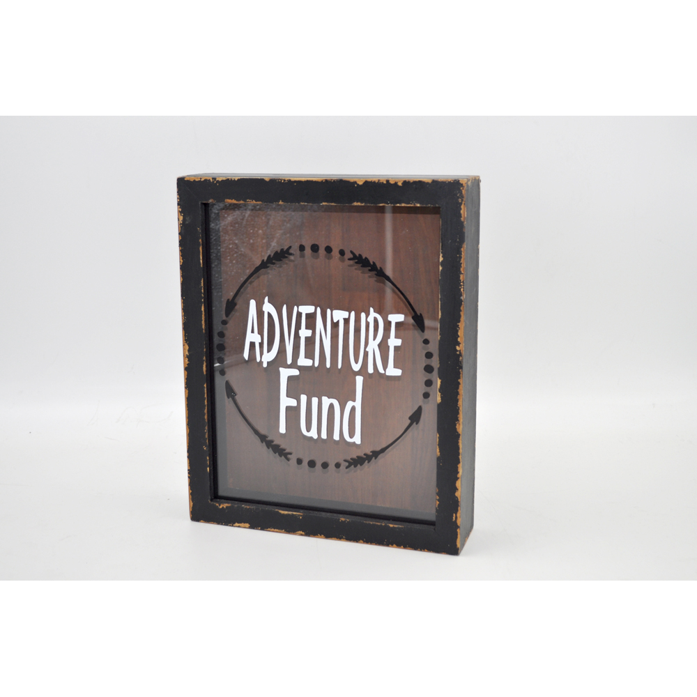IV-W18S-JYH004 Adventure Fund Wooden Memory Box