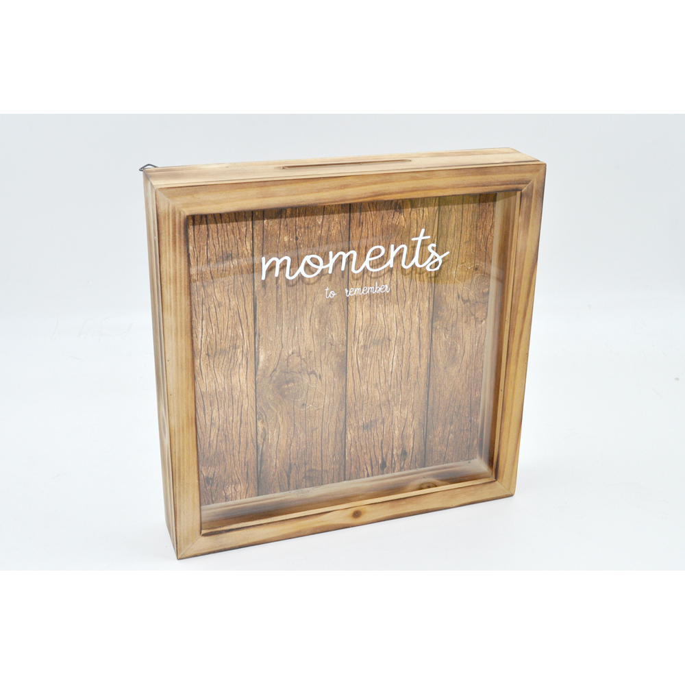 IV-W18S-JYH007 Moments Wooden Memory Box
